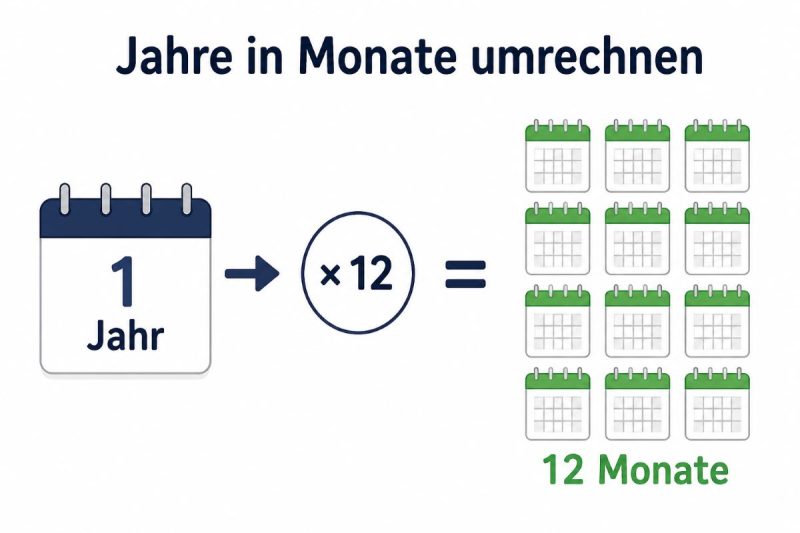 Jahre in Monate Rechner