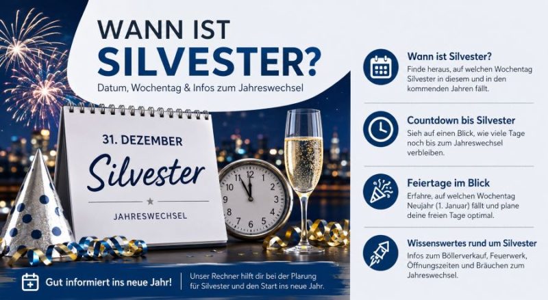 Wann ist Silvester