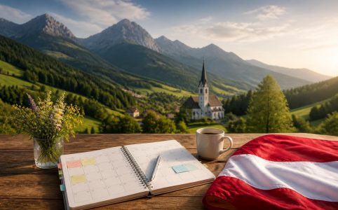 Feiertage in Österreich: Kalenderwochen, Fenstertage und freie Tage richtig planen